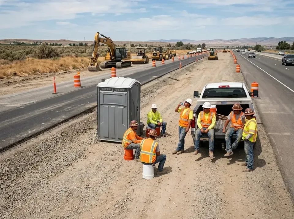 highway-road-construction-crew-007 — frequently asked questions, Porta Potty and Restroom Rentals in Hartland, WI
